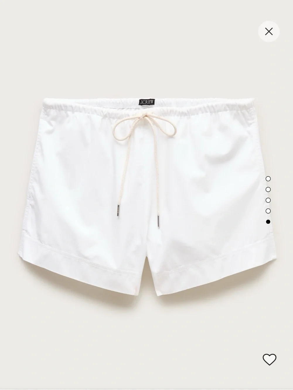 J. Crew Cruise Short in cotton poplin